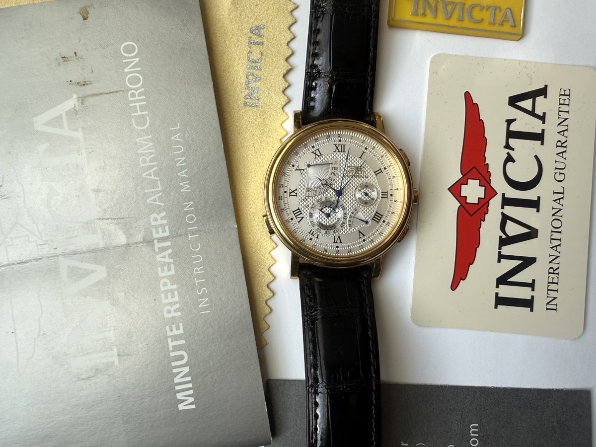 Grand Complications Minute Repeater Perpectual Complete Calendar Alarm Rare New