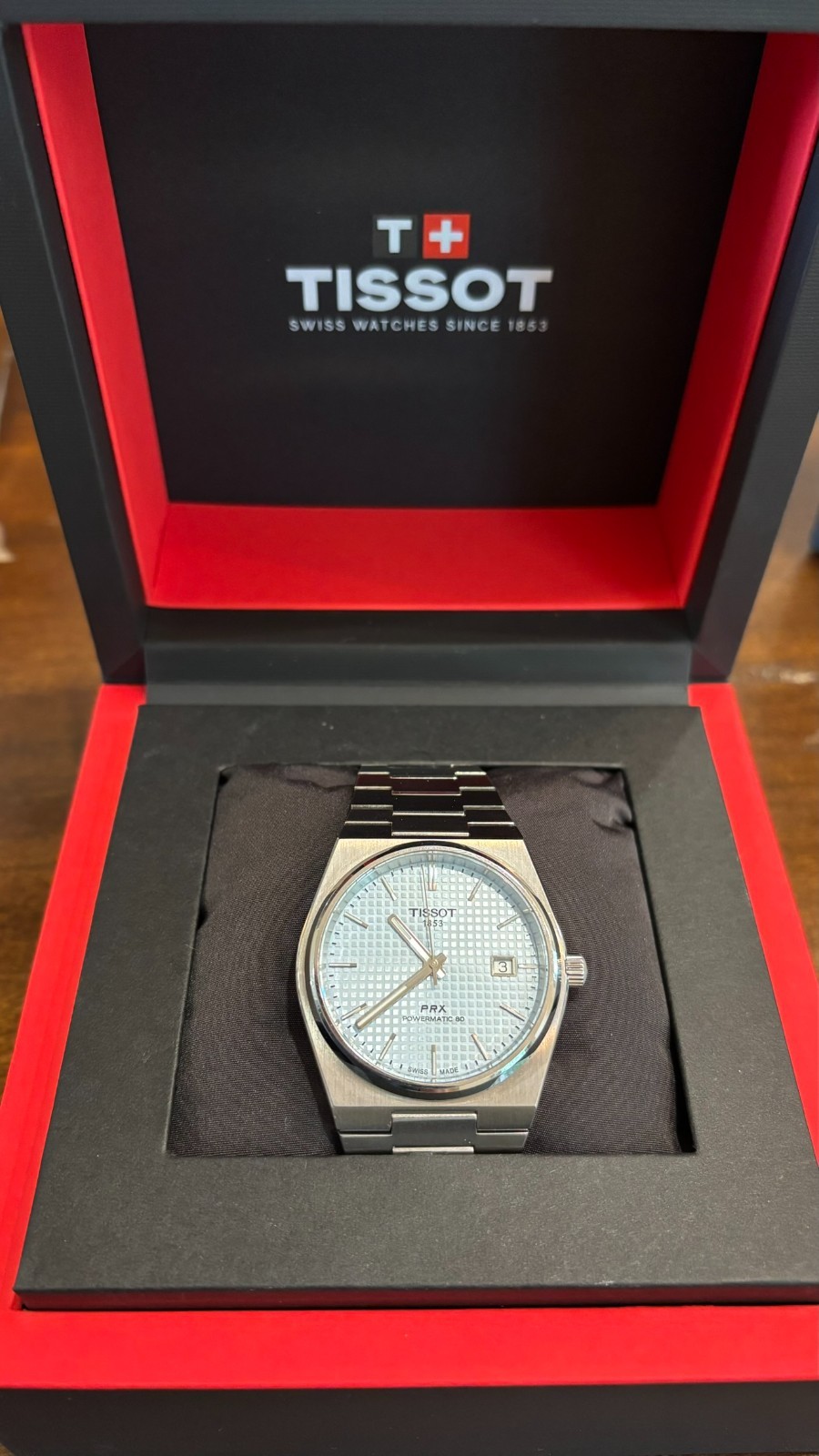 Tissot PRX Powermatic 80 – Ice Blue – 40mm Men’s Watch – T137.407.11.351.00