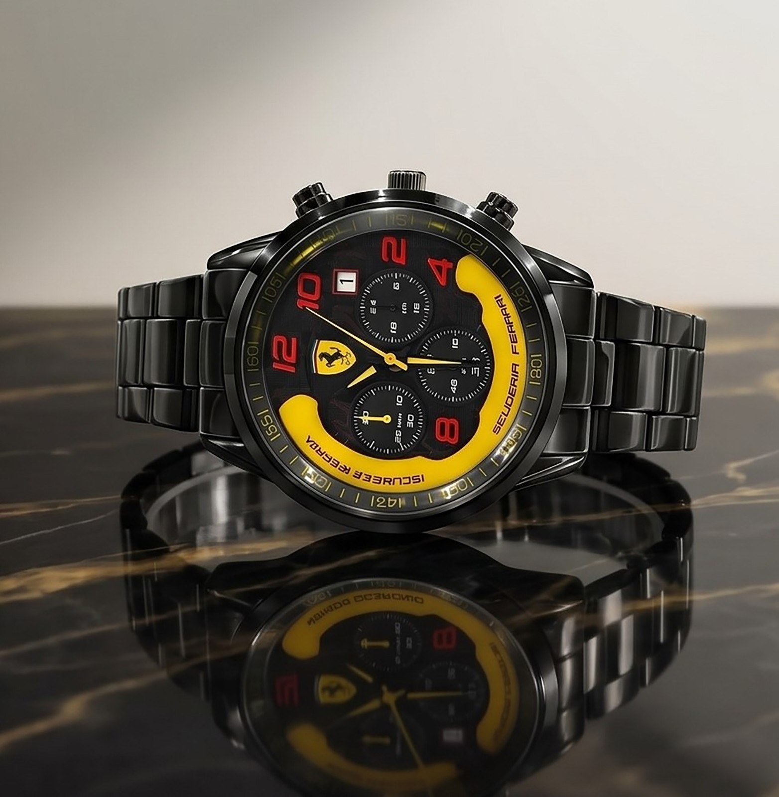Personalized Ferrari Luxury Racing Watch Stainless Steel Car Lover Gift