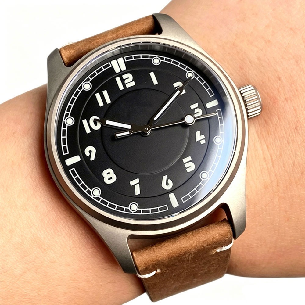 39mm NH35 Titanium Case Luxury Business 20ATM Diver Swim Men Mechanical Watch