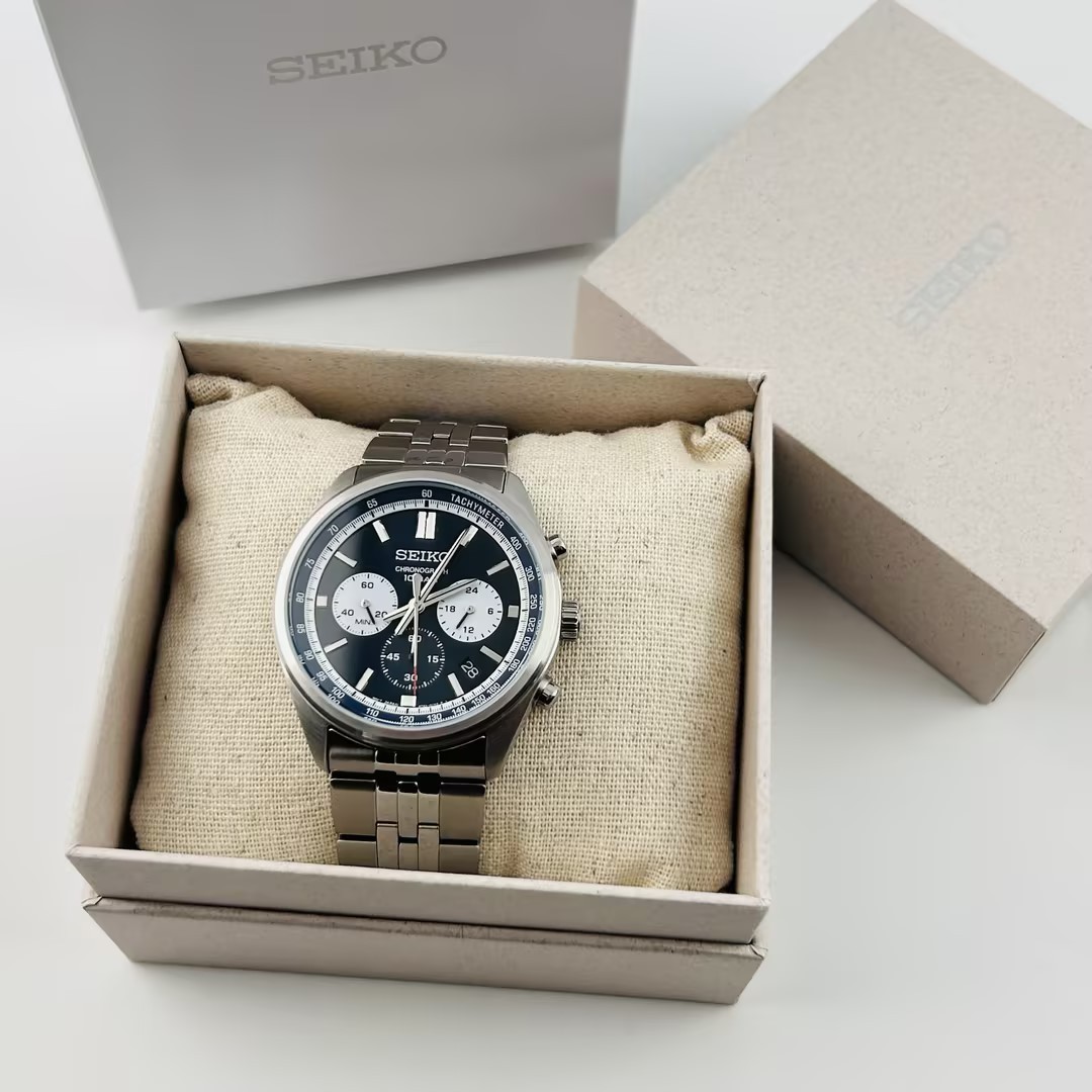 Seiko SSB427 Essentials Blue Dial Stainless Steel Men’s Quartz Watch 41.5MM