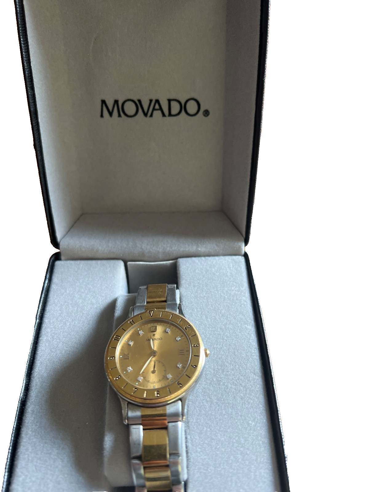 Movado Gentry Sport Swiss Men’s Watch Two Tone WR 81-09-861