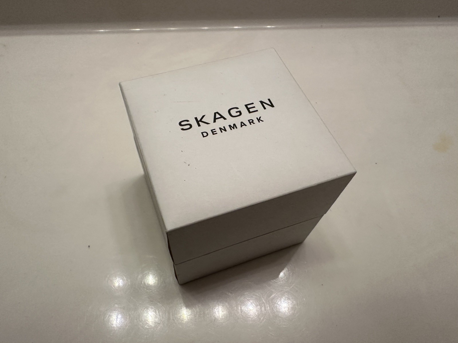 RARE PREPRODUCTION Skagen Horizont Limited Edition Blue Green Dial Black Watch