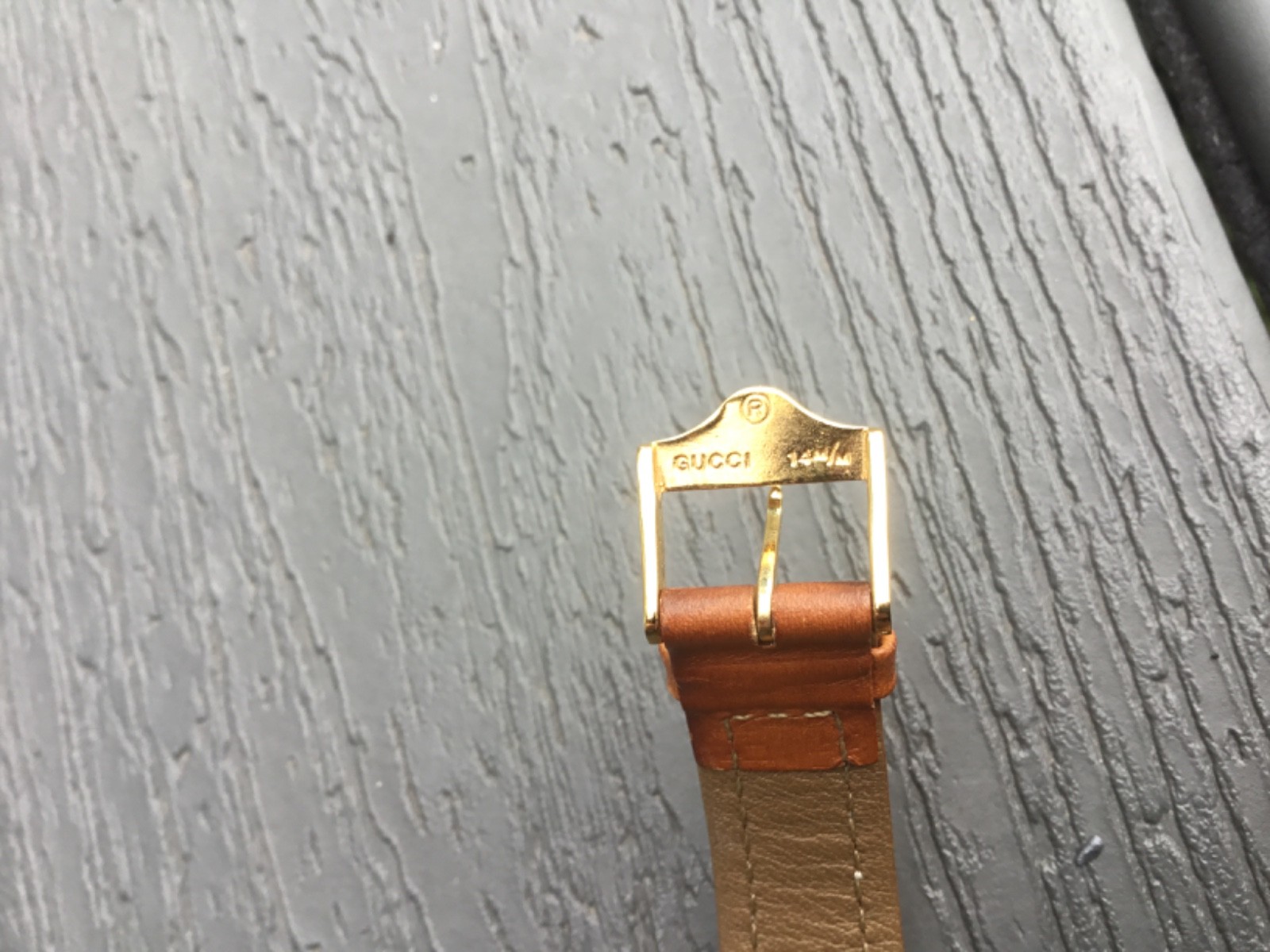 Gucci 3800M Chronograph – Original Buckle – Leather Band – Fully Functional