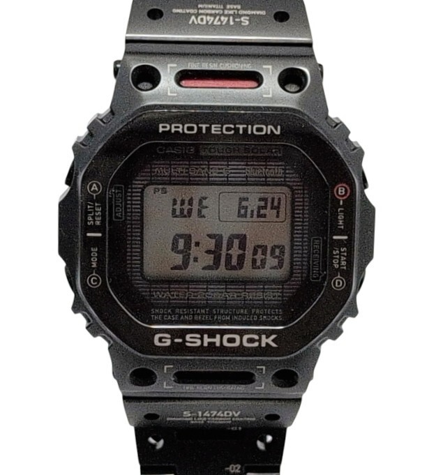 CASIO G SHOCK FULL METAL GMW B5000 Model Black Gundam Used