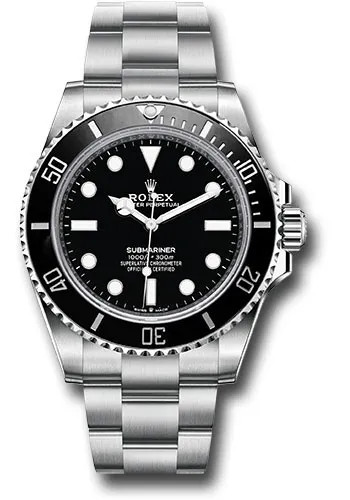 Rolex Submariner No-Date Black Dial on Oyster 124060 Card 2026
