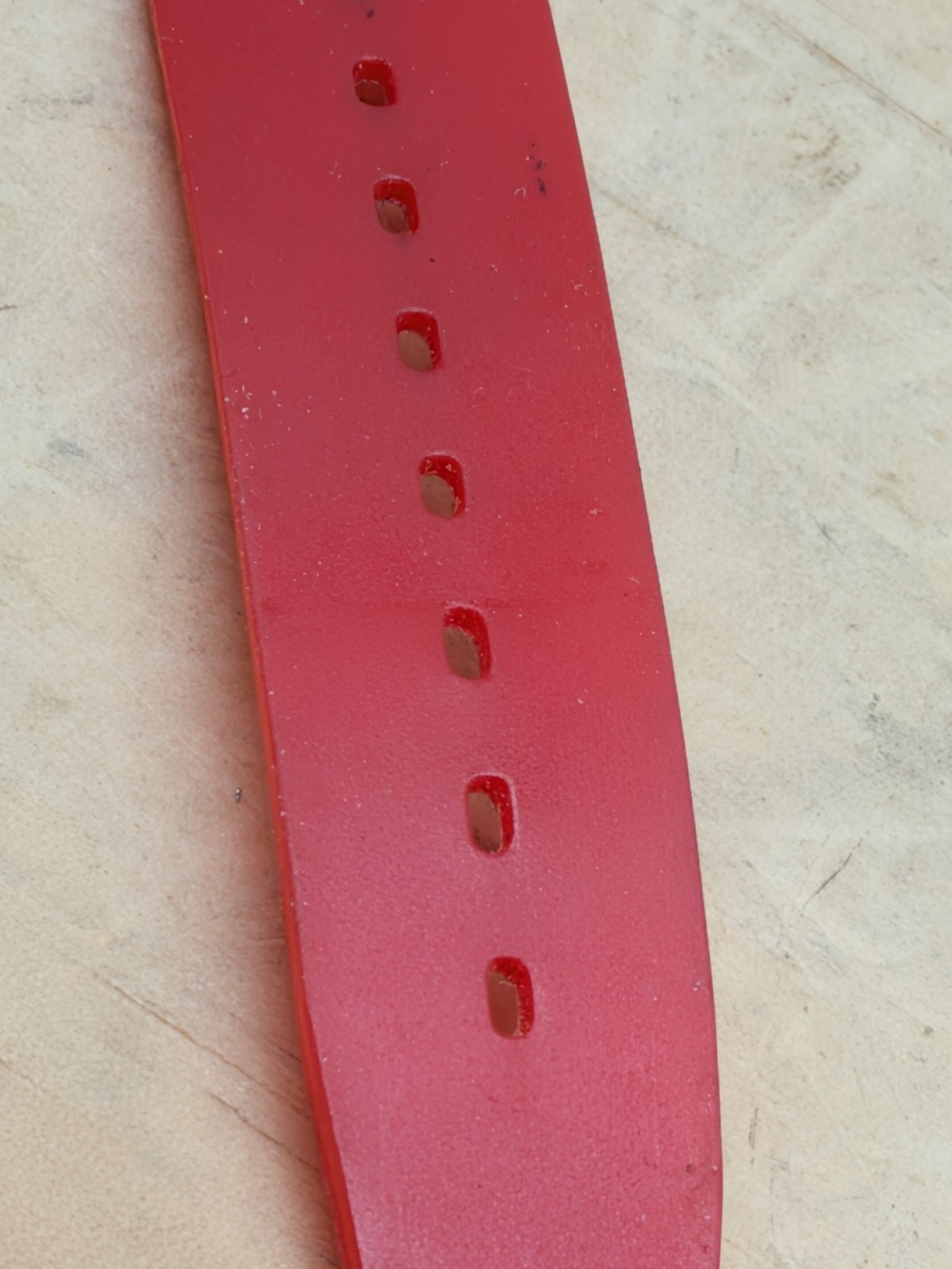 Vintage Swatch Watch red / clear case