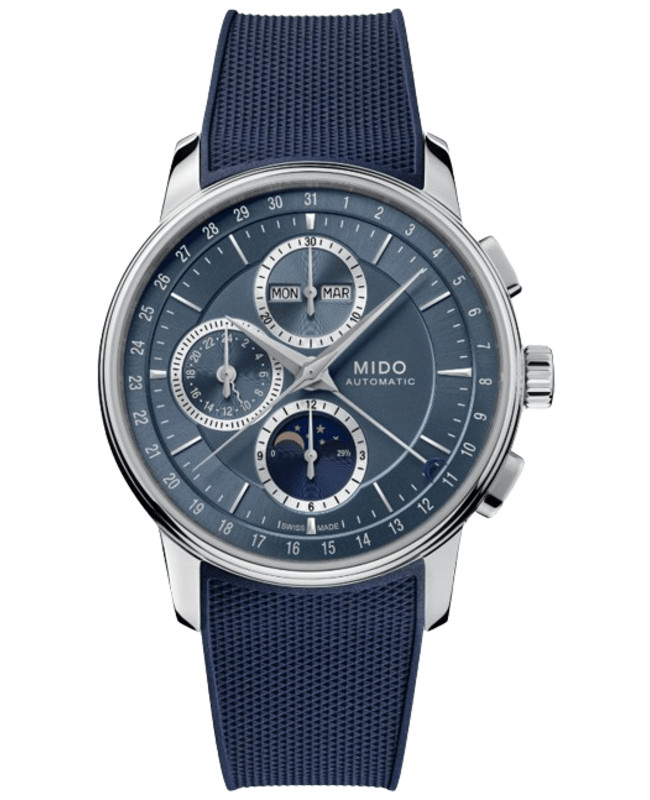 New Mido Baroncelli Chronograph Moonphase Men’s Watch M027.625.17.041.00