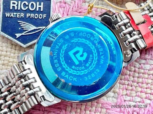 [B1Y] Ricoh Dynamic Wide 8 Vintage Day-Date Automatic Watch [j8n]