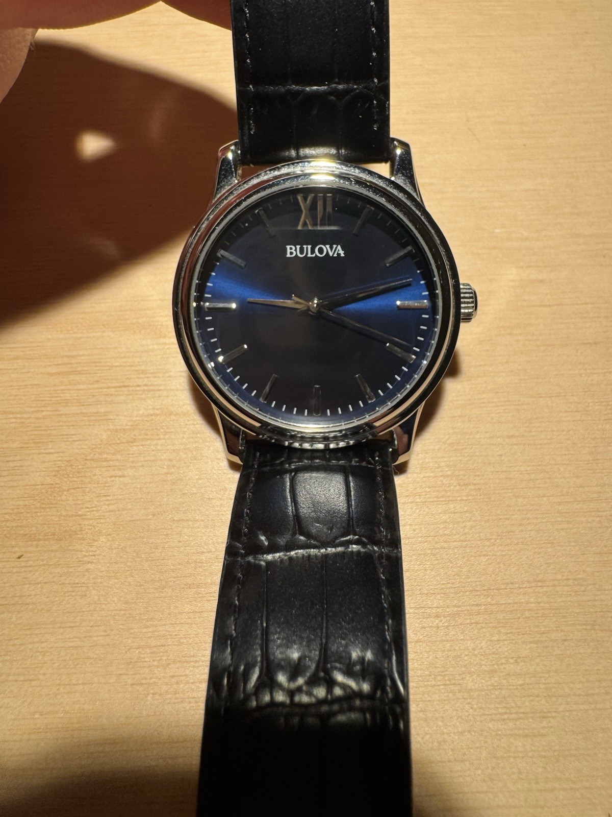 Bulova Men’s Quartz Watch 96A251 Leather