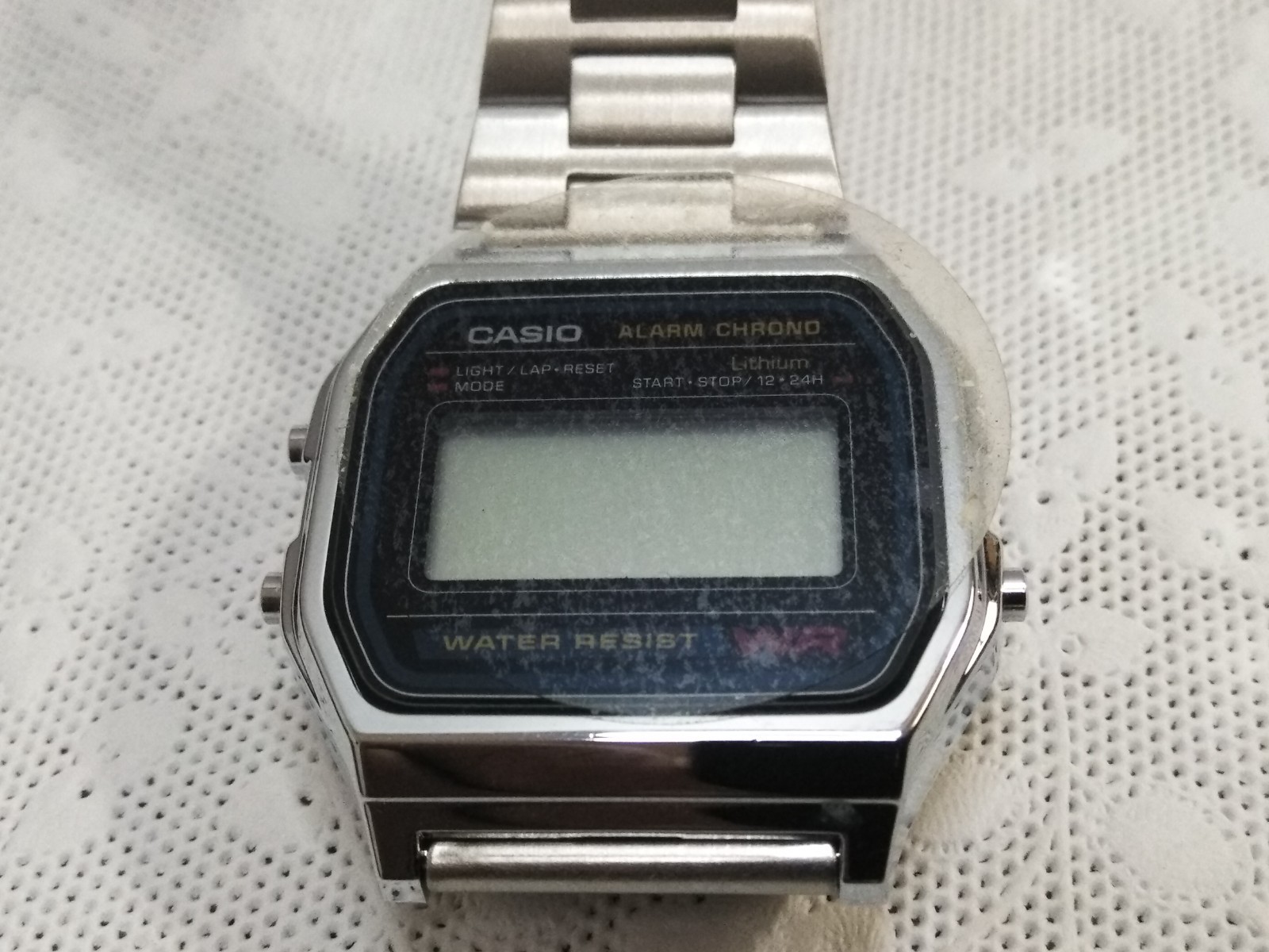 CASIO A158W-1 Unisex Classic Silver Digital A158 Sport Watch WR 30M NEW