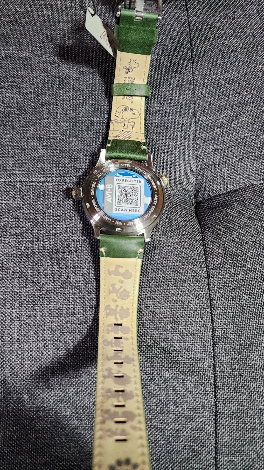 AVI-8 Men’s Mckellar Dual Time Peanuts Snoopy Flying Ace Ltd Edition 264/530 New