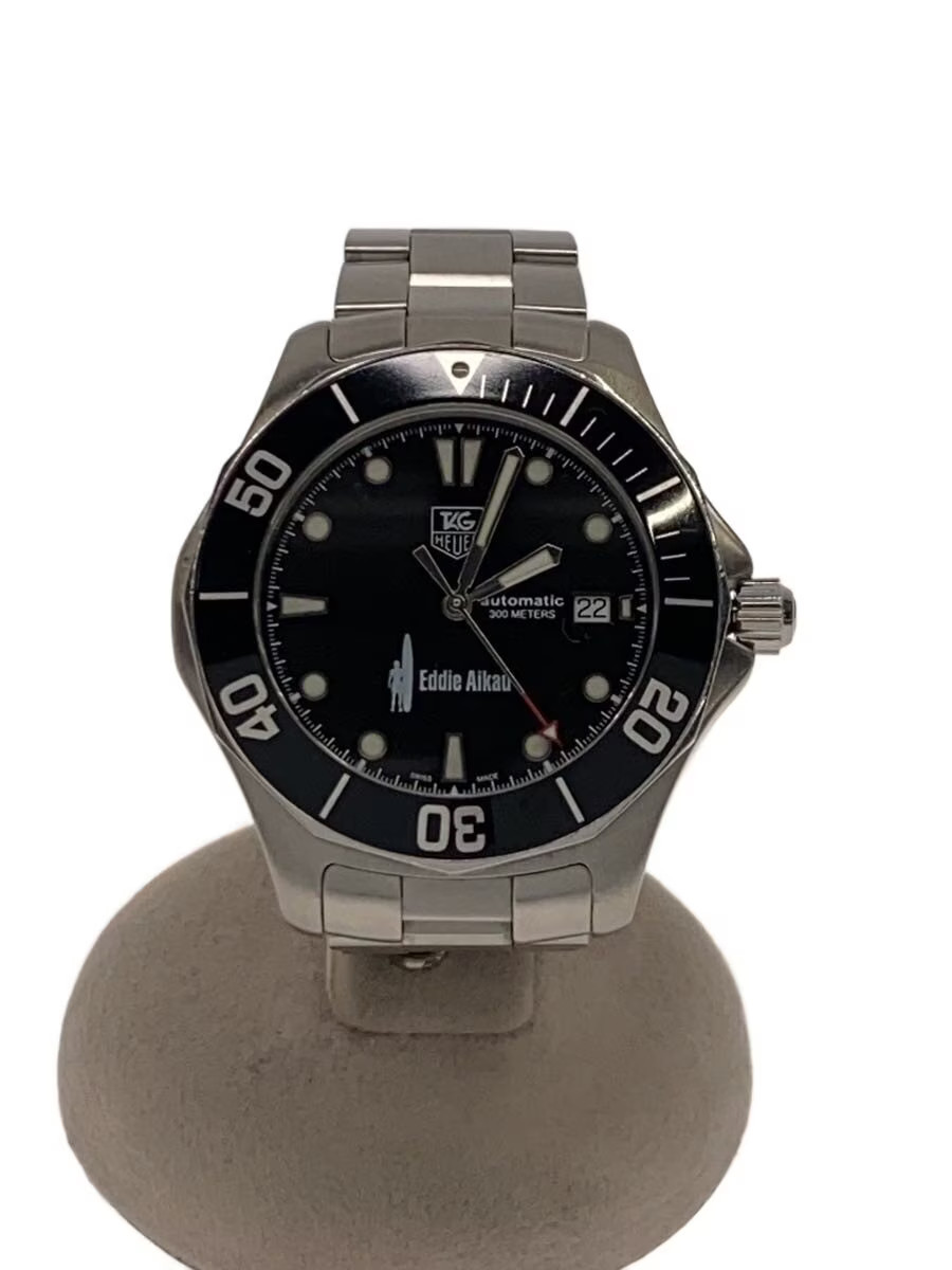 [B1S] Tag Heuer Aquaracer Automatic WAB2012 Black Dial Stainless Watch [r2w]