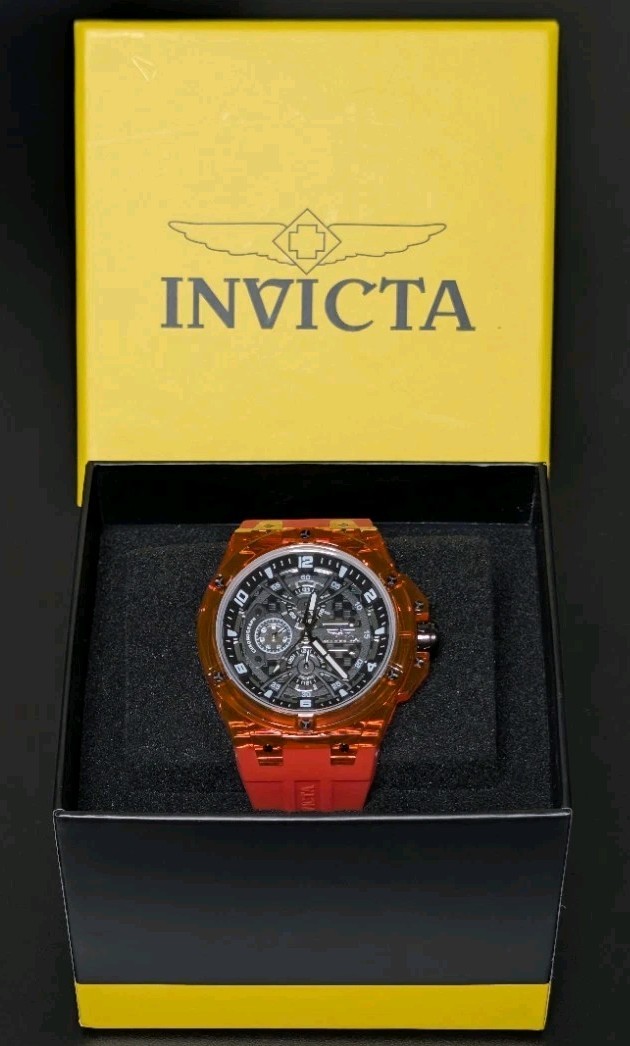 ​Invicta Racing 46mm Men’s Quartz Watch (Model 48810)