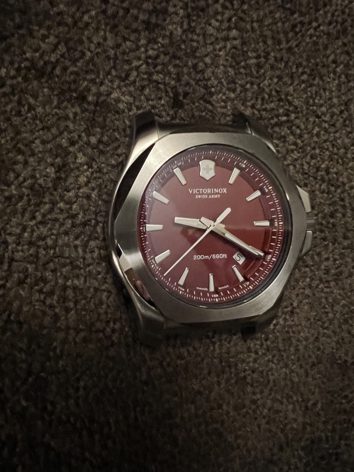 Victorinox Swiss Army I.N.O.X red Dial Men’s Watch 241719