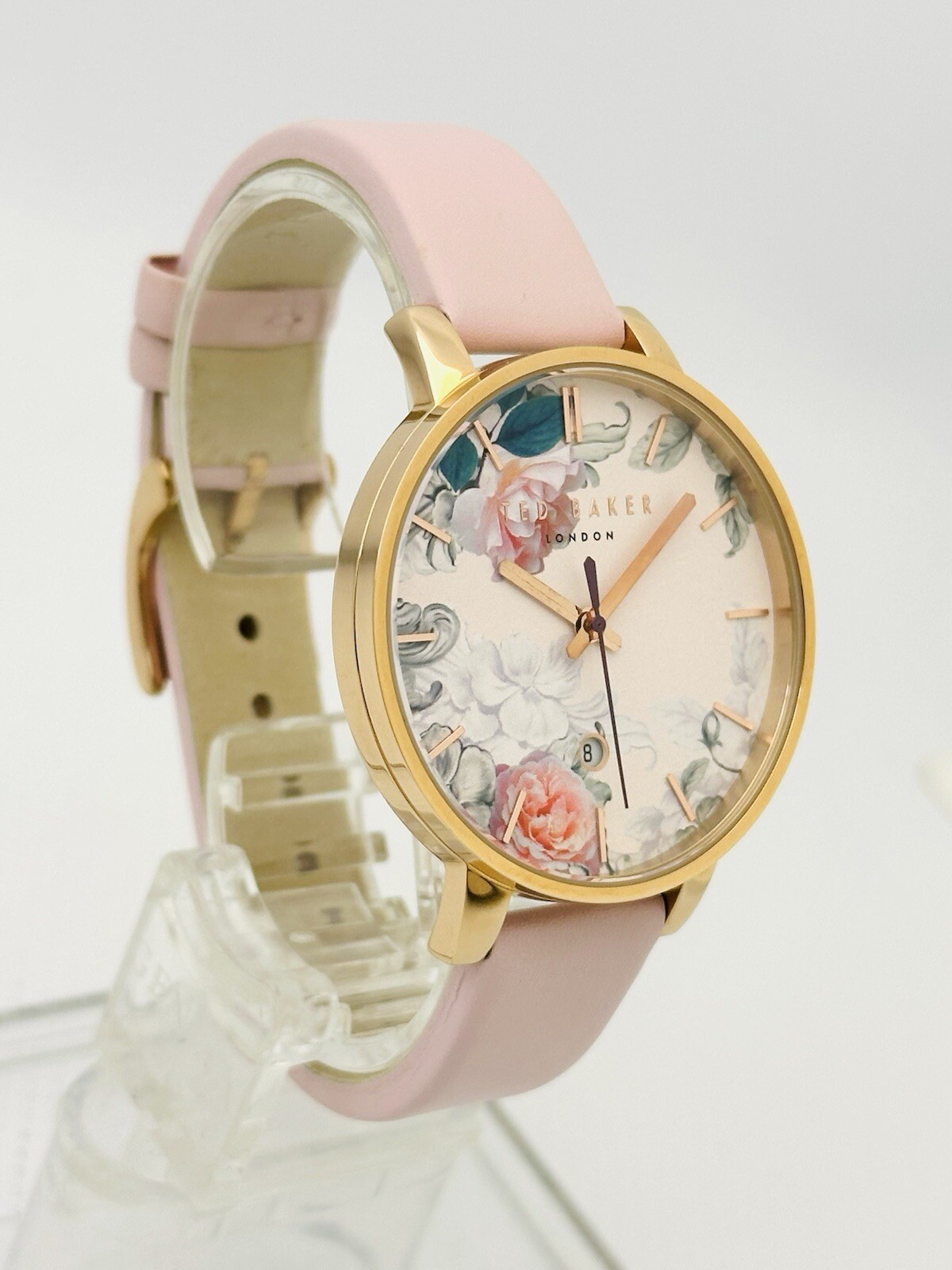 Ted Baker Women’s 10030653 Classic Multicolour Dial With Pink Leather RG Watch