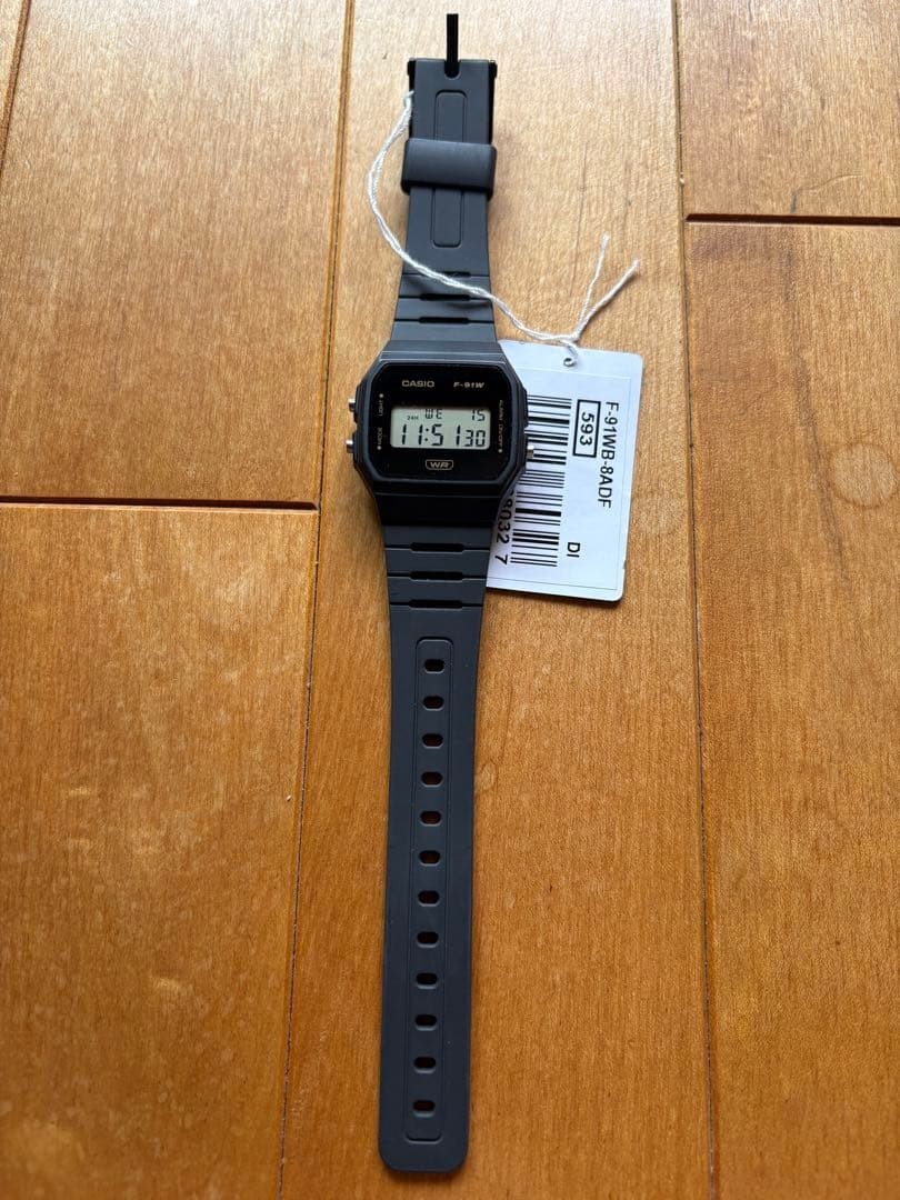 CASIO Watch F-91WB-8A Dark Gray [International Model]