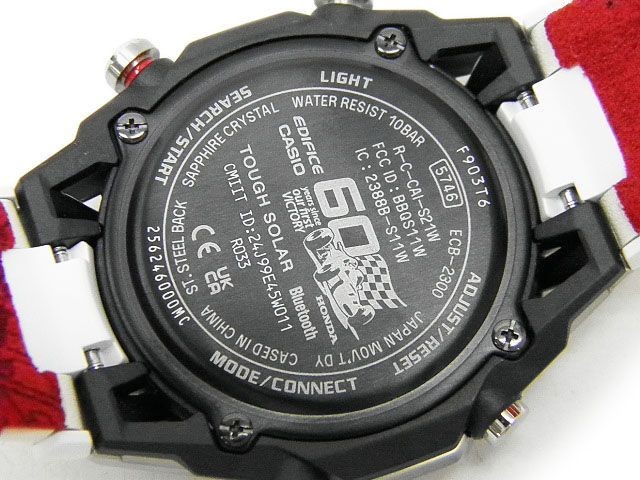 CASIO EDIFICE ECB-2300HR-1AJR Men’s Watch Bluetooth Tough Solar From Japan