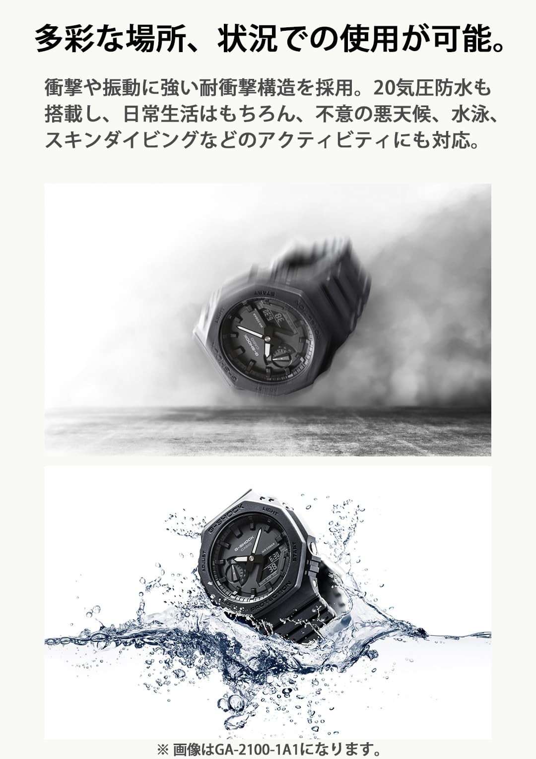 CASIO Watch G-SHOCK AWG-M100SB-2AJF Blue Men