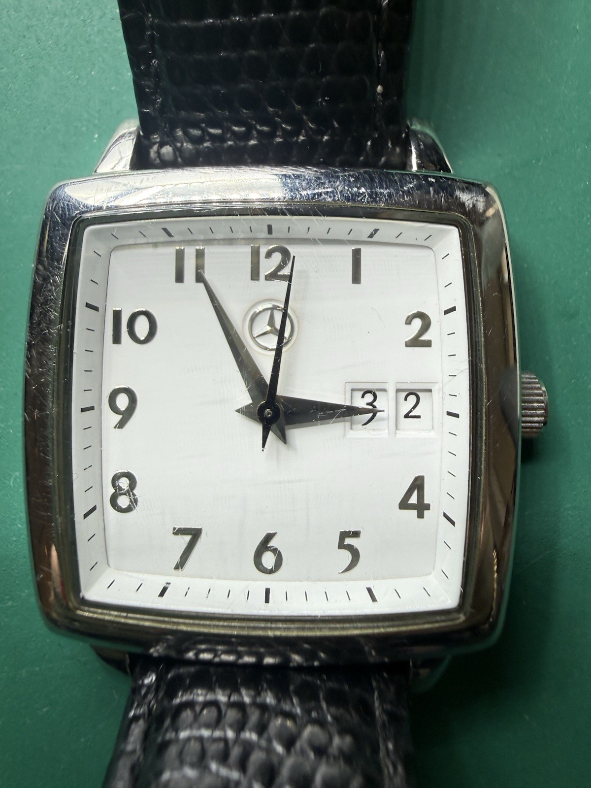 Mercedes Benz Classic Sport Line Art Deco Design Car Accessory Swiss Movt Watch