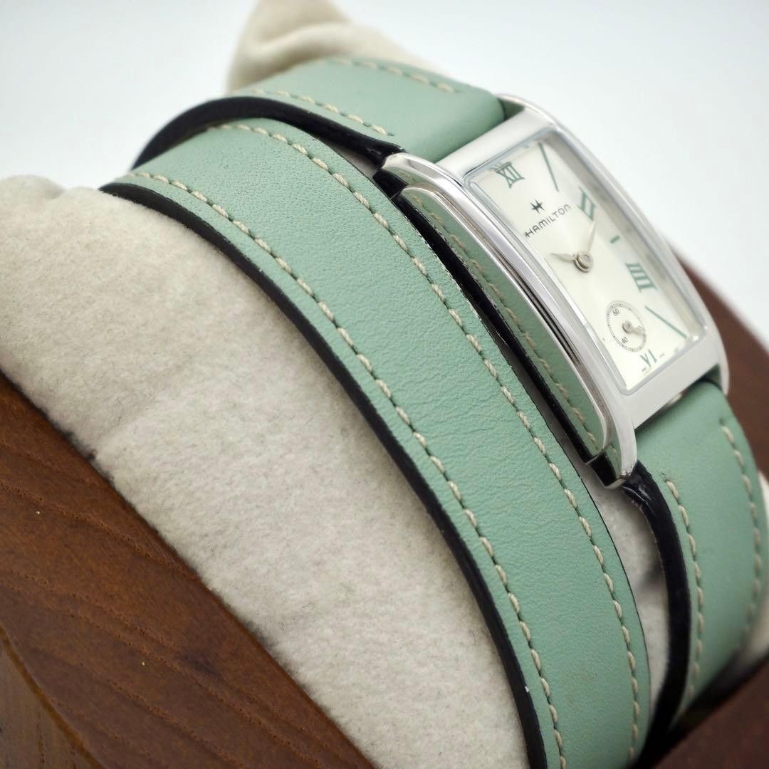 Hamilton Ardmore American Classic Watch 19mm 16.3cm Green Band