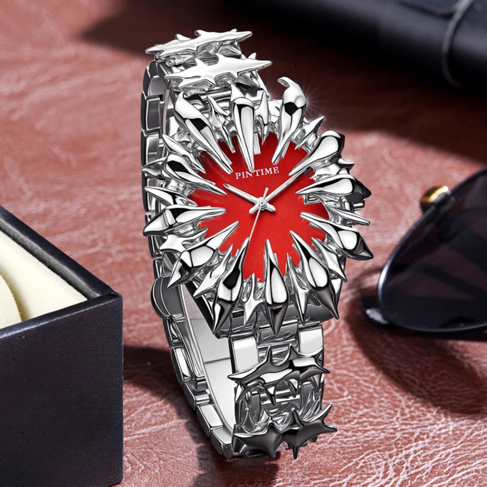 Special-shaped Lightning Dragon Spike Watch – Y2K Heavy Industry Quartz