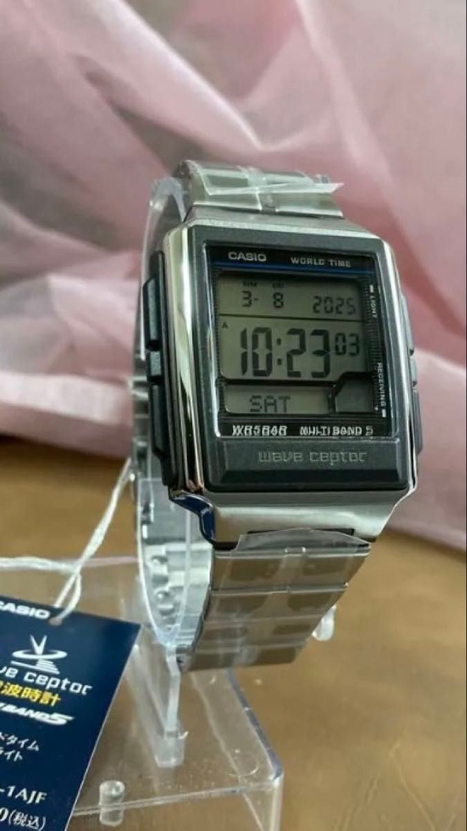 CASIO WAVE CEPTOR WV-59RD-1AJF Men’s Watch Digital Silver NEW JPN