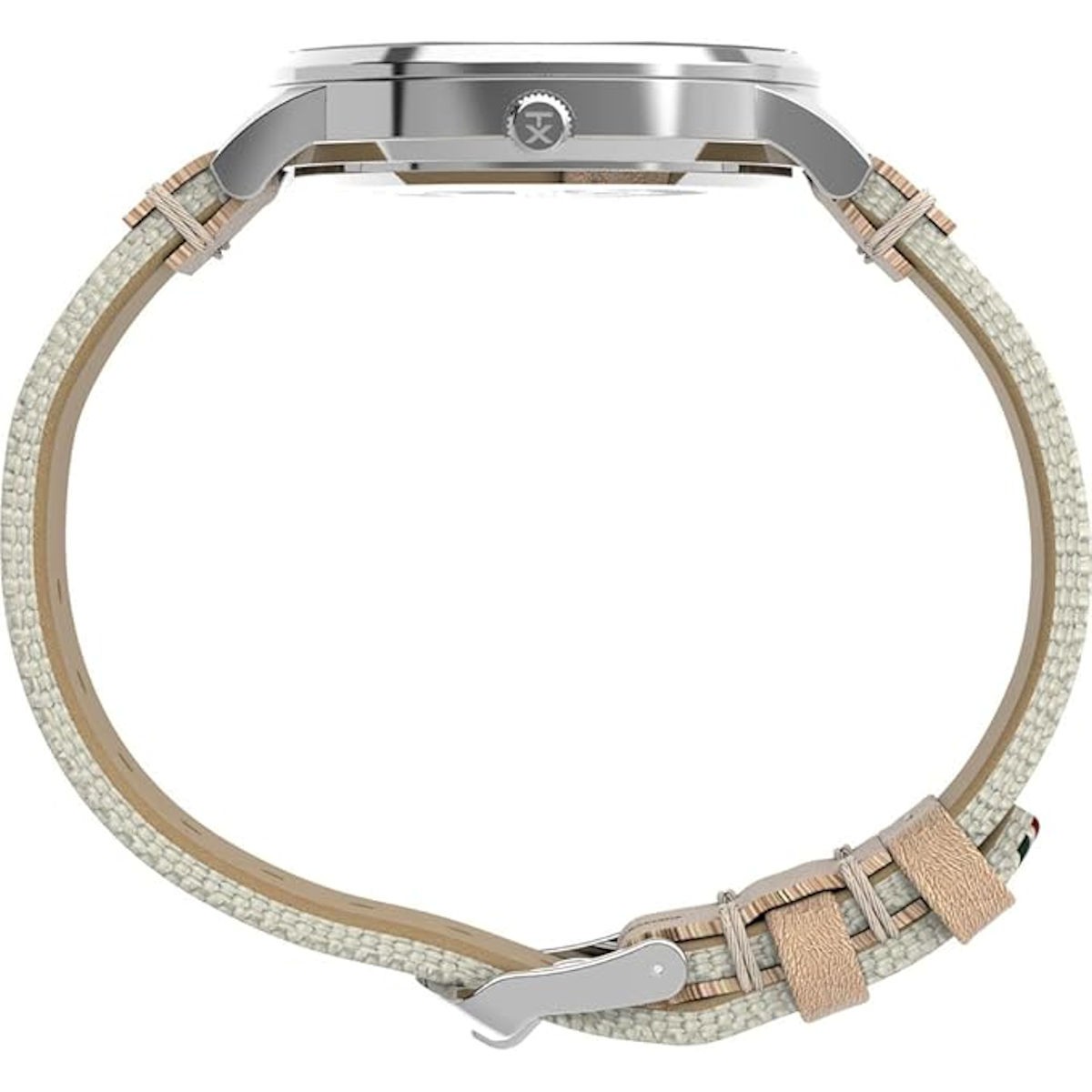 Timex Waterbury Classic 40mm Grey Dial Leather Strap Mens Watch TW2V73700
