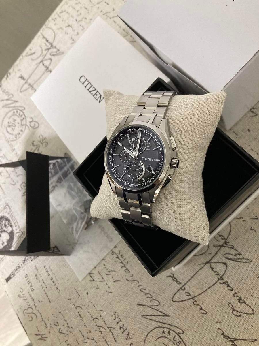 CITIZEN Attesa AT8040-57E Titanium Radio Solar Watch