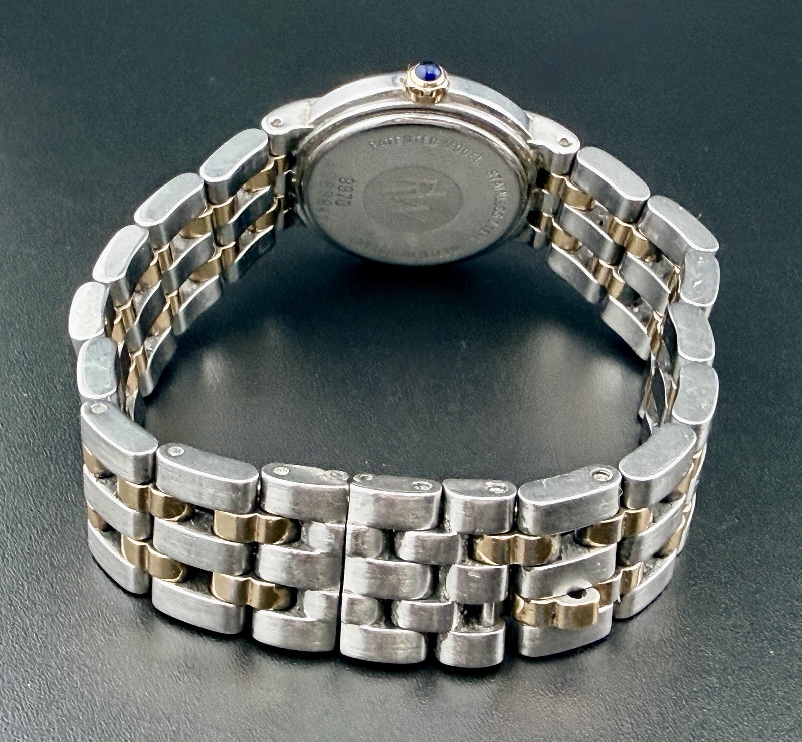 Working Ladies Classic Raymond Weil Geneve 2 Tone Watch W/Date Window 9970 L3