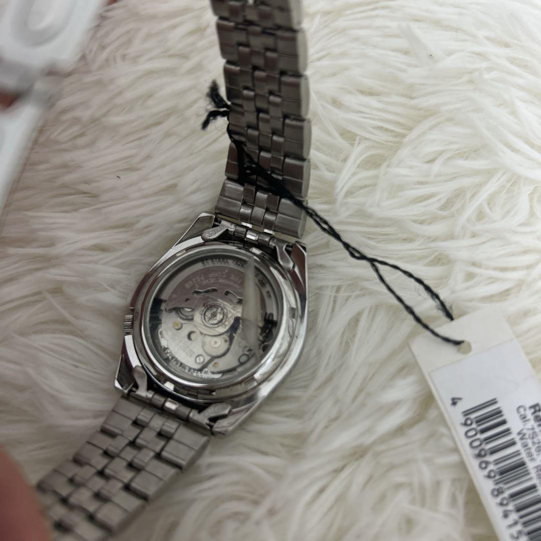 SEIKO 5 automatic 7S26 01V0 silver working From Japan
