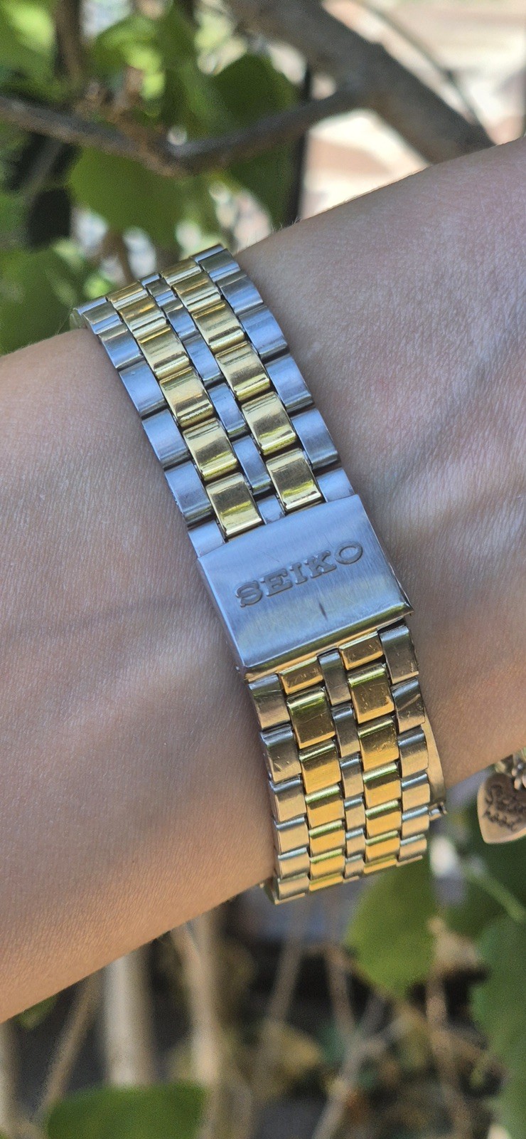 Seiko 7A38-7280 Quartz Chronograph Panda 37mm Steel Japan Vintage Mens