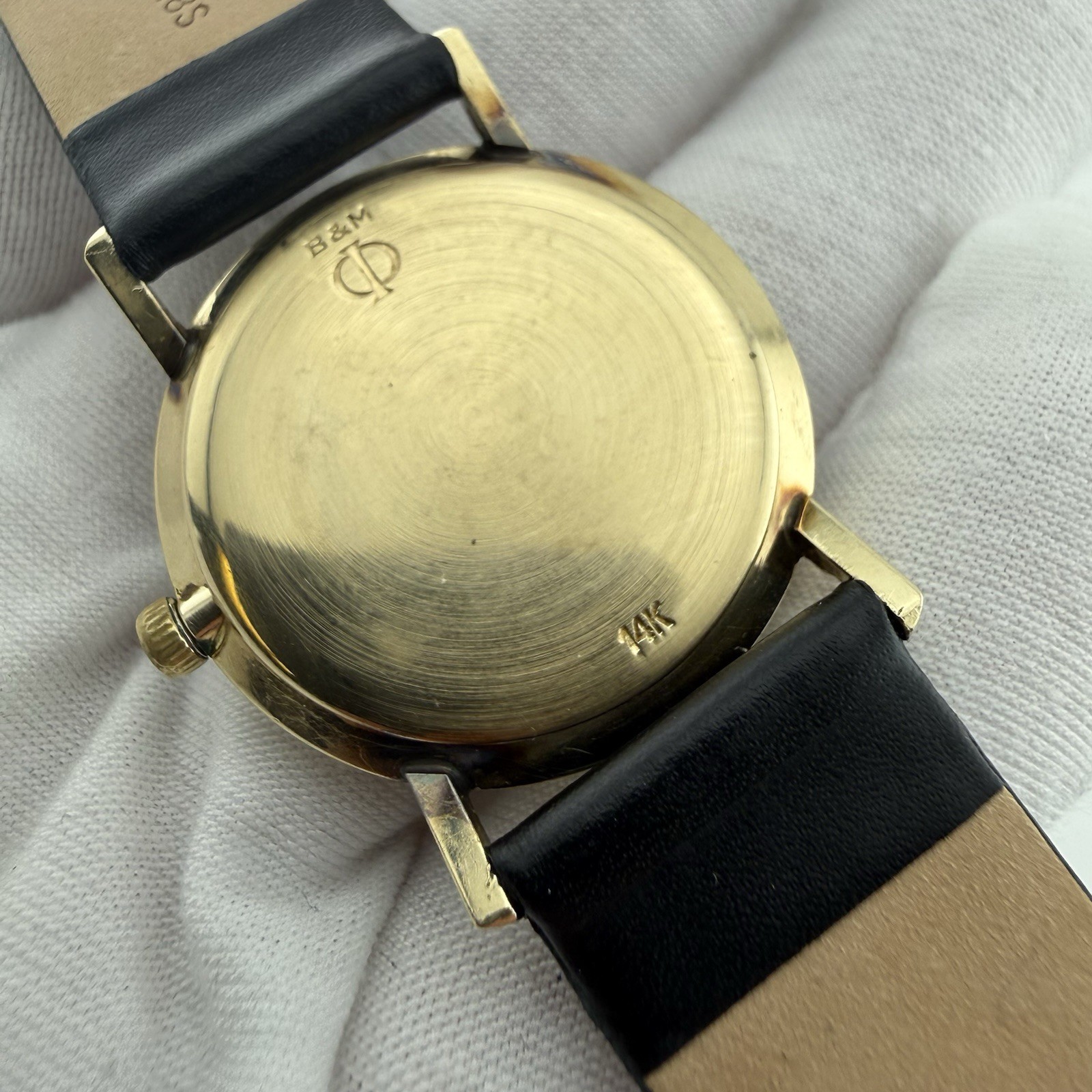 Baume & Mercier 32mm Mechanical Wind Up 14k Solid Yellow Gold Watch – Working