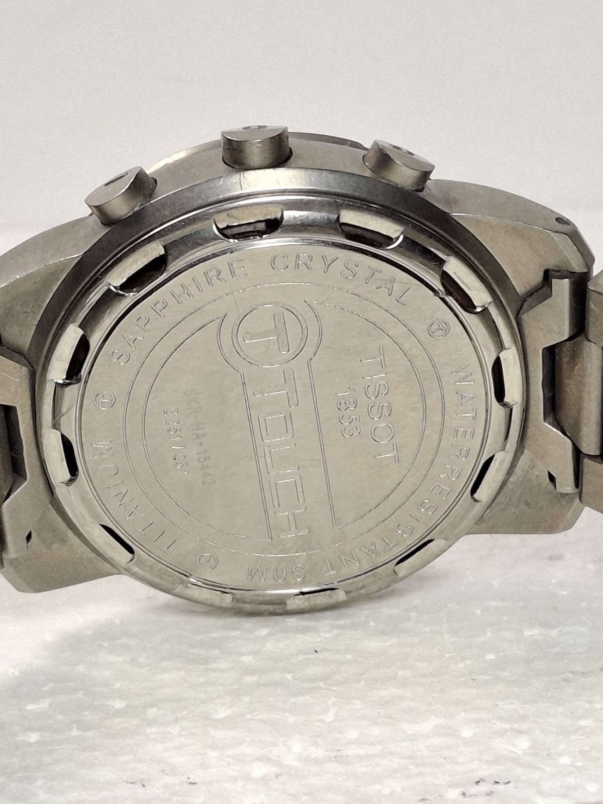 TISSOT 1853 T-TOUCH Z251/351 Titanium Band Watch Sapphire Crystal WR 30M