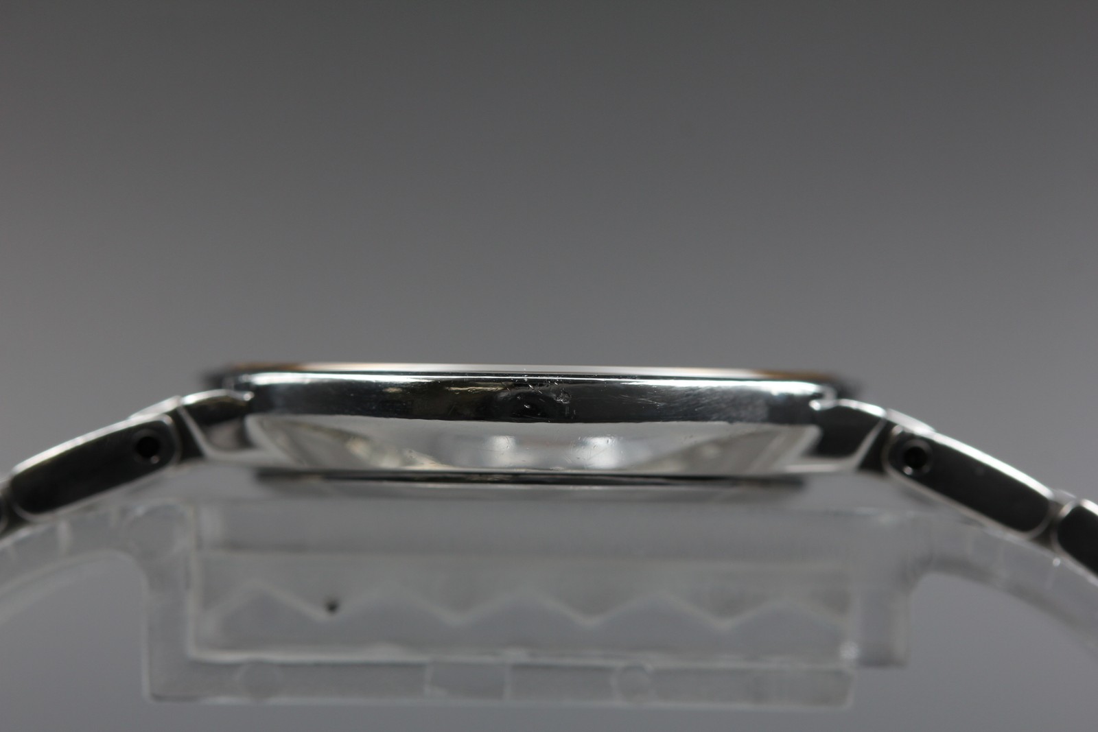 1994[N MINT] Seiko Exceline 4J40-0AF0 Silver Roman Two Tone 25mm Qz Ladies Watch