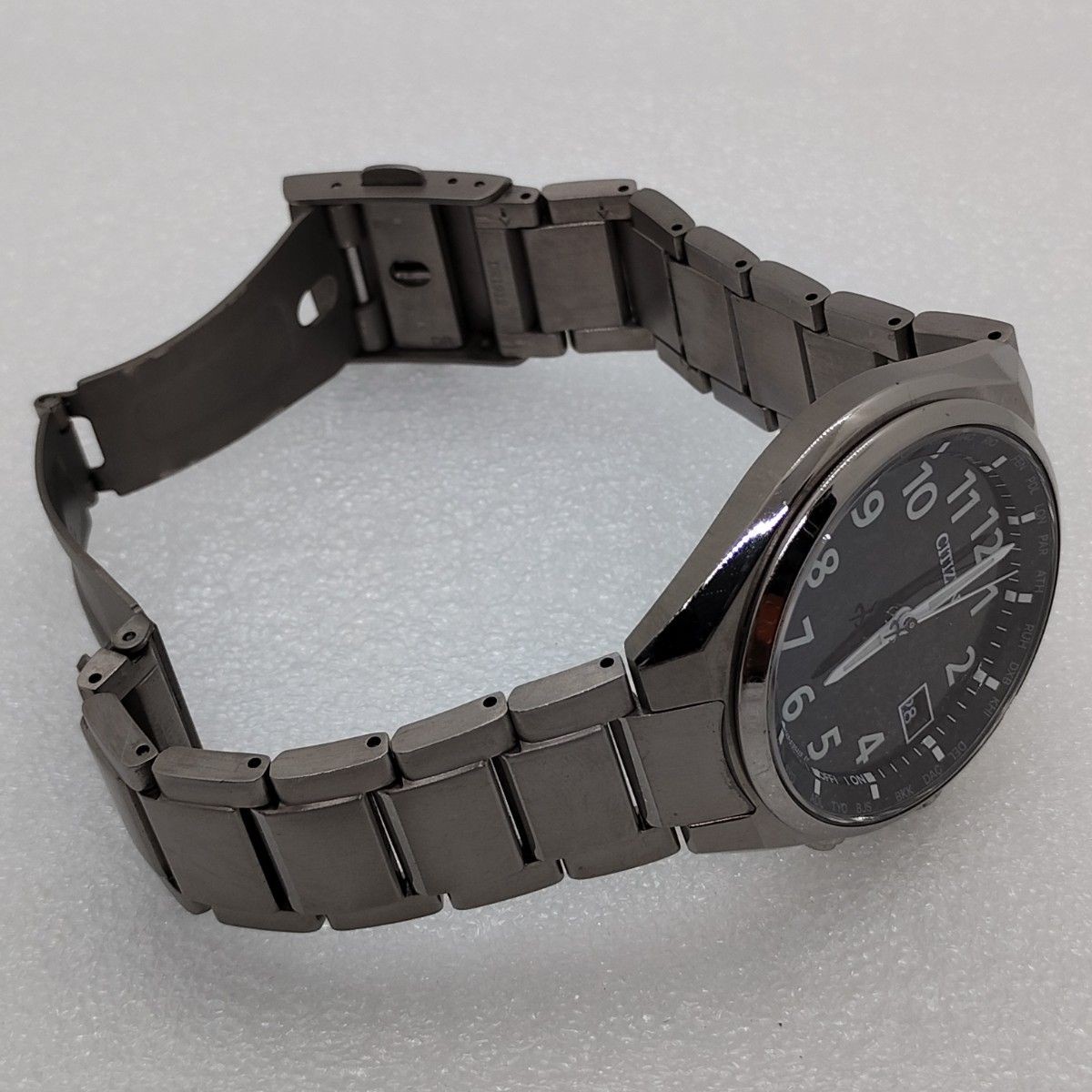 Citizen Attesa CB1120-50F Solar-Powered Titanium Black