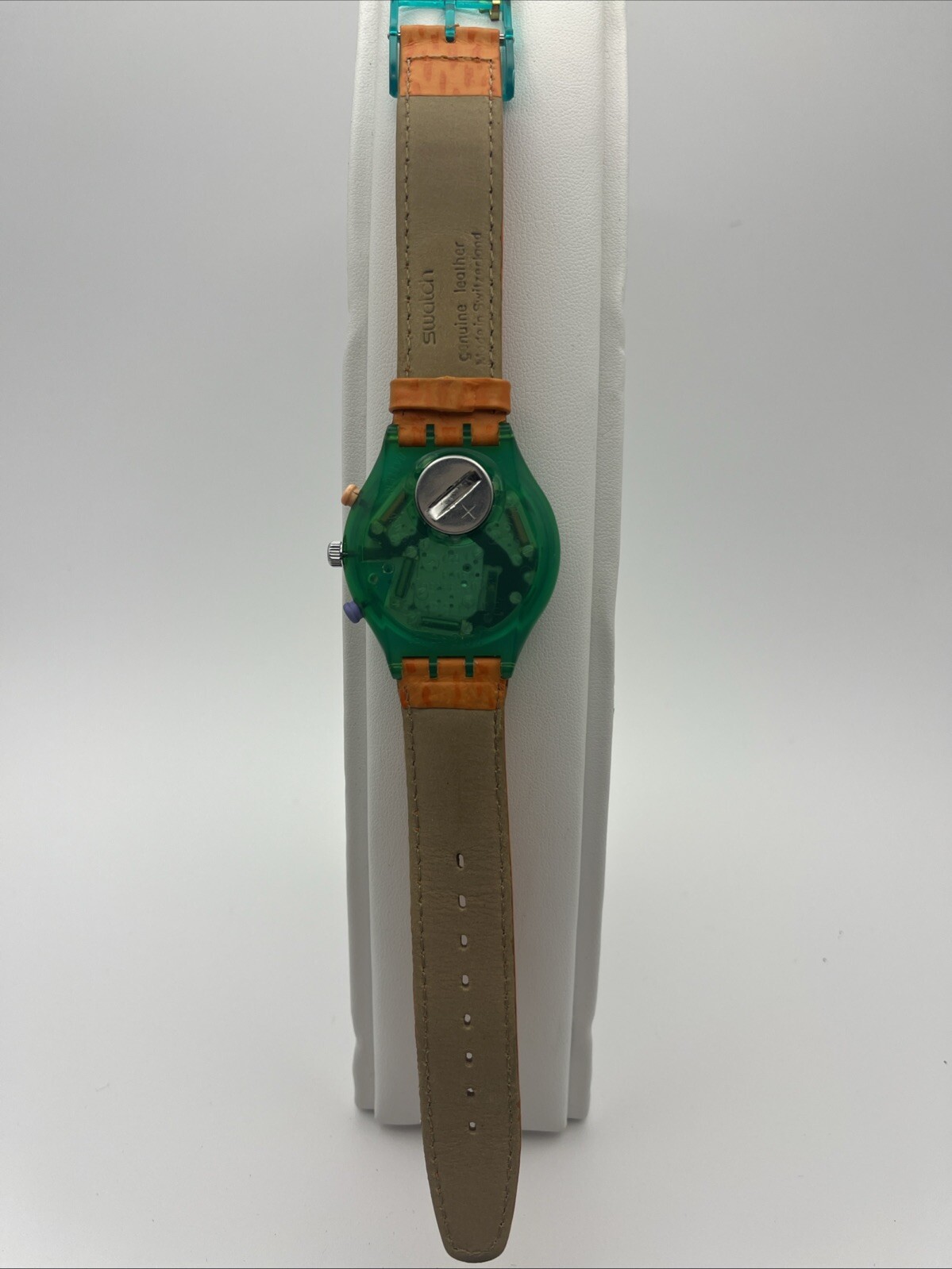 Swatch Watch S500 Green & Yellow Rainbow-Chrometer-SCL102