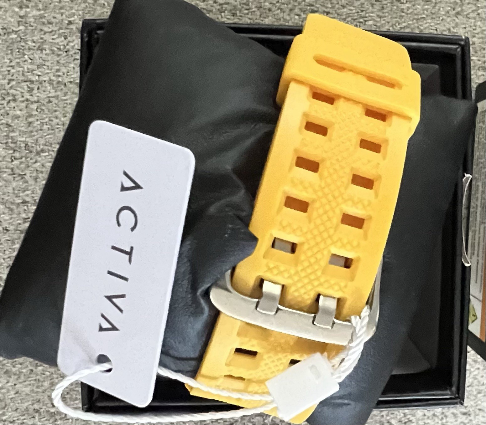 ACW8045-004 – Activa X Invicta Yellow Band Digital Men’s Watch – 53mm New In Box