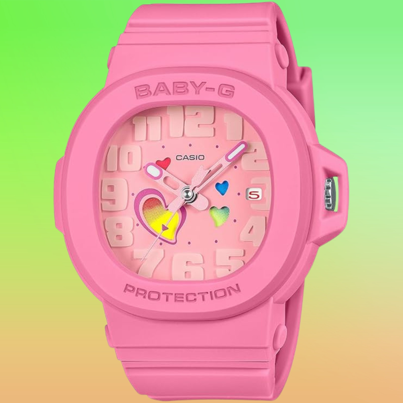 CASIO BABY-G BGA-10-4AJF Women’s Pink Analog Watch Shock Resistant 100m