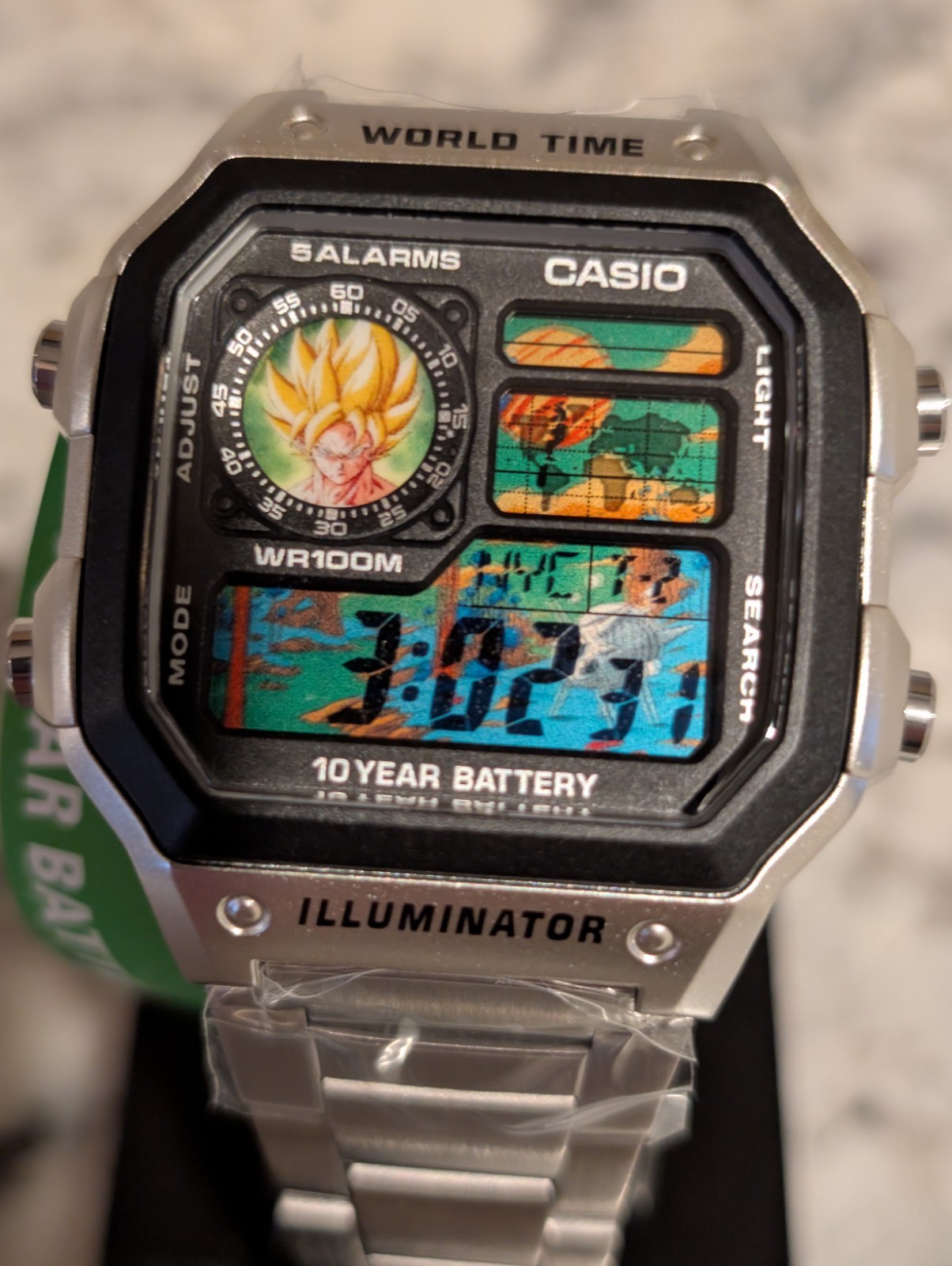 Casio AE1200 WHD Planet Mod | World time watch | Anime | Custom Dragon ball Z
