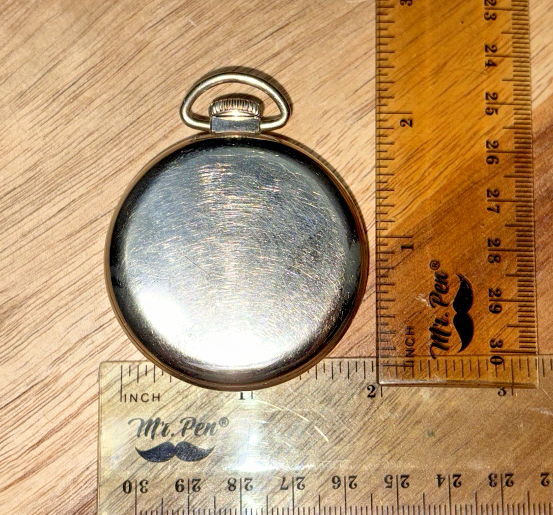 Vintage Westclox Scotty Shock Resistant Pocket Watch Made In USA