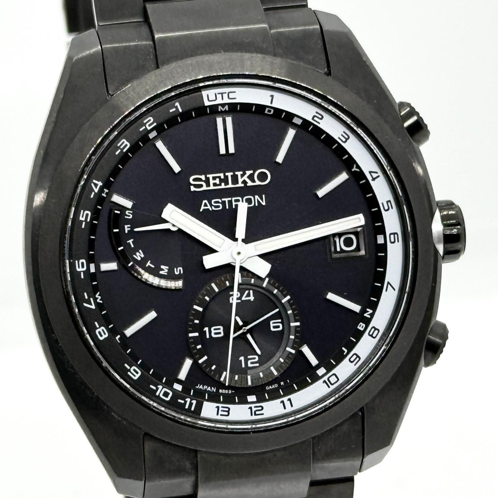 Seiko Astron 8B63-0AB0 SBXY019 Black Solar Men’s Watch Japan 078402