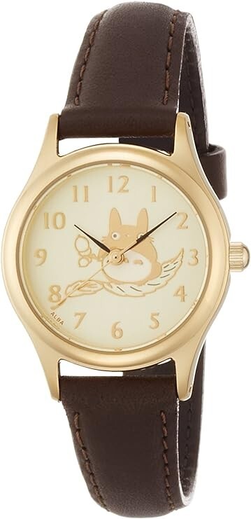 ALBA SEIKO Studio Ghibli Watch ACCK401 My Neighbor Totoro Gold Anime Movie 3BAR