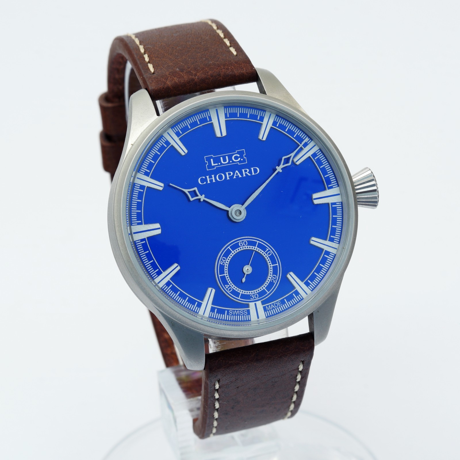 Antique LUC Chopard marriage watch vintage mechanical luxury men blue dial