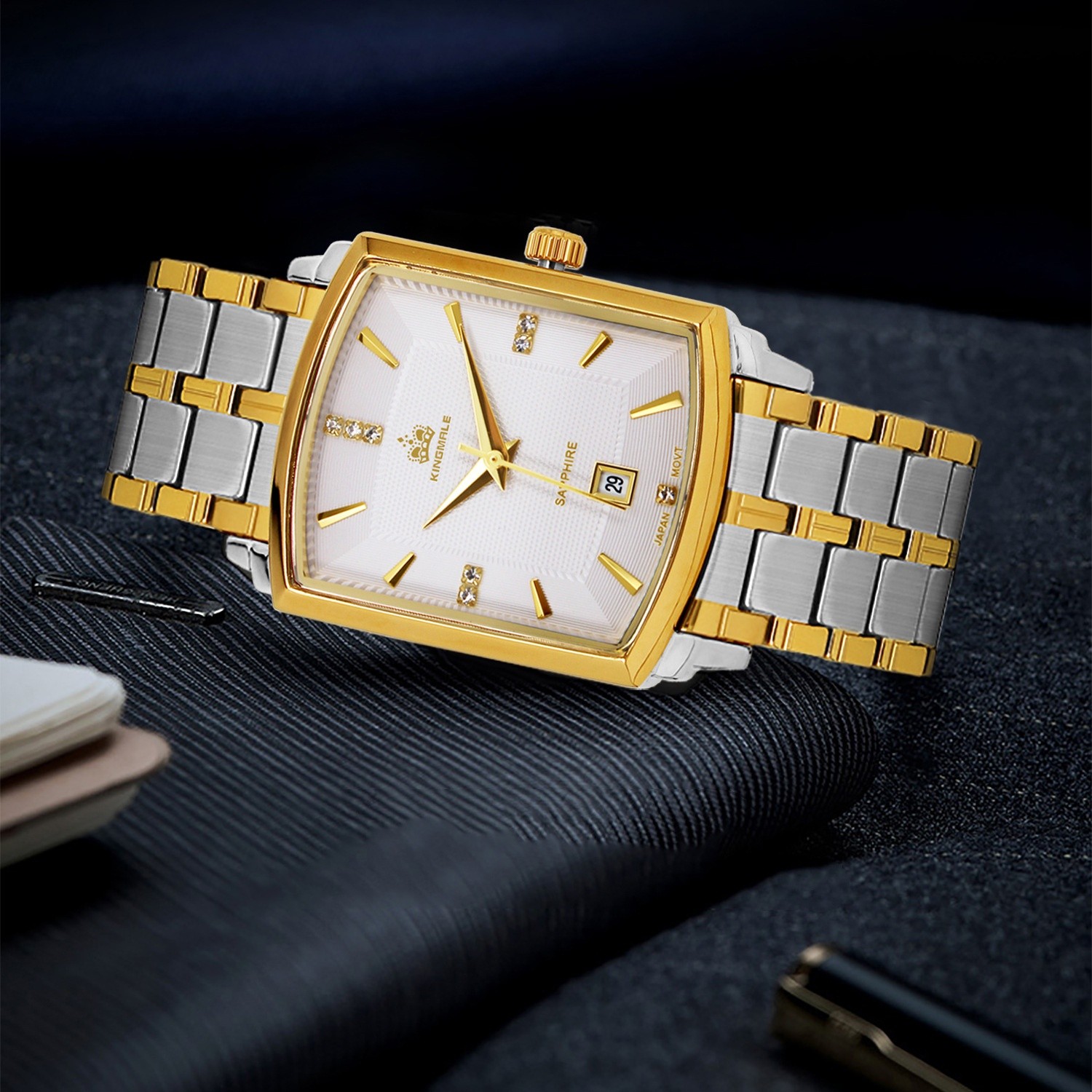Men’s Square Waterproof Quartz Watch