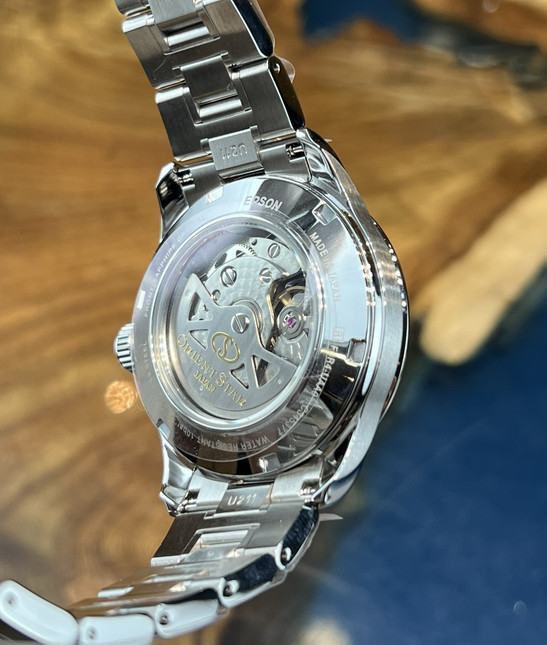 Orient Star Automatic Gray Dial Sapphire Crystal Men’s Watch RK-AT0009N