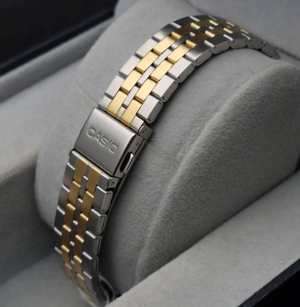 Casio MTP-B145SG-7A Two-Tone Gold Stainless Steel Analog Men’s Casual Watch