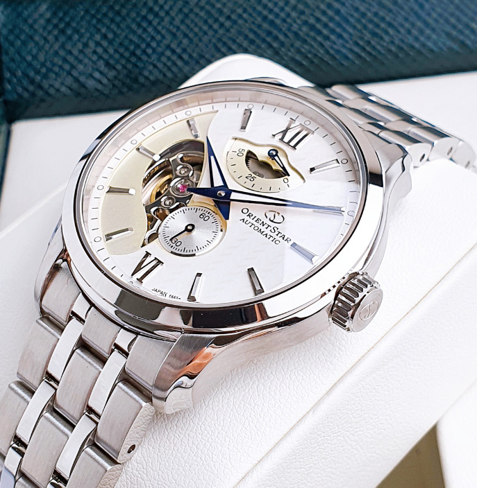 Orient Star Automatic RK-AV0B01S Silver Dial Men’s Watch Power Reserve