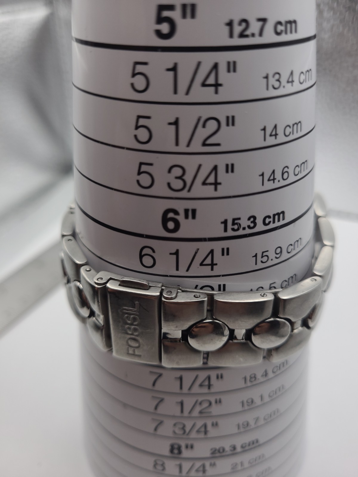 Fossil ARKITEKT Men’s Watch FS-2760 Stainless Steel New Battery Working
