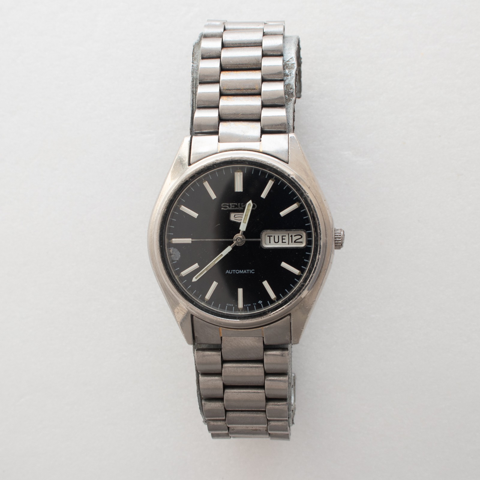 Vintage Seiko 5 Automatic Dark Blue Dial Silver Accents 6309-720B Men’s Watch